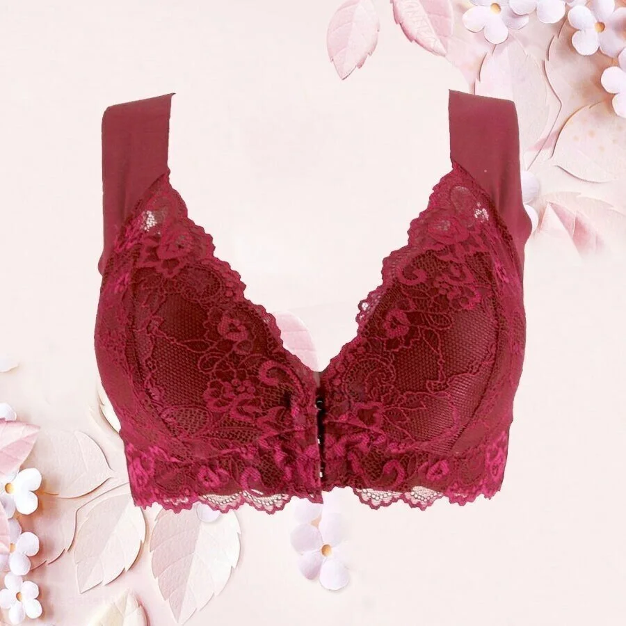 🌈Last Day 50% OFF🌈- Front Closure 5D Shaping Push Up Bra – Seamless, Beauty Back, Comfy