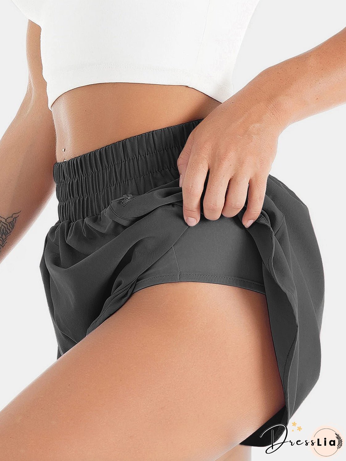 Elastic Waist Active Shorts