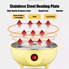 110V/220V Electric Egg Boiler 3-Layer Automatic Corn Steamer Rapid Heat Poacher