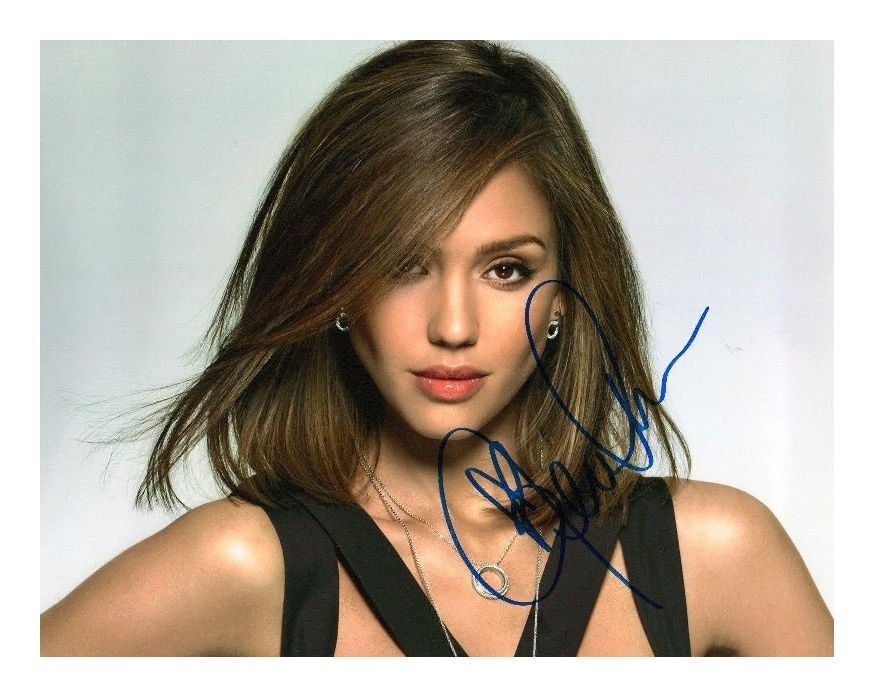 JESSICA ALBA AUTOGRAPHED SIGNED A4 PP POSTER Photo Poster painting PRINT 28