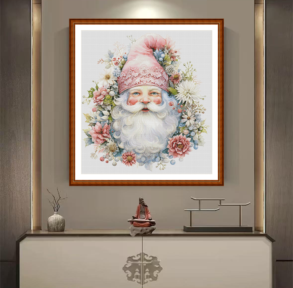 1set DIY Printed Cross Stitch Kit, 【ZZ4491- Flower Ball Dwarf】cross stitch threads Painting Fairy Cross Stitch