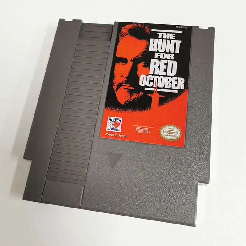 The Hunt for Red October For Nintendo NES - 8 Bit Game Cartridge