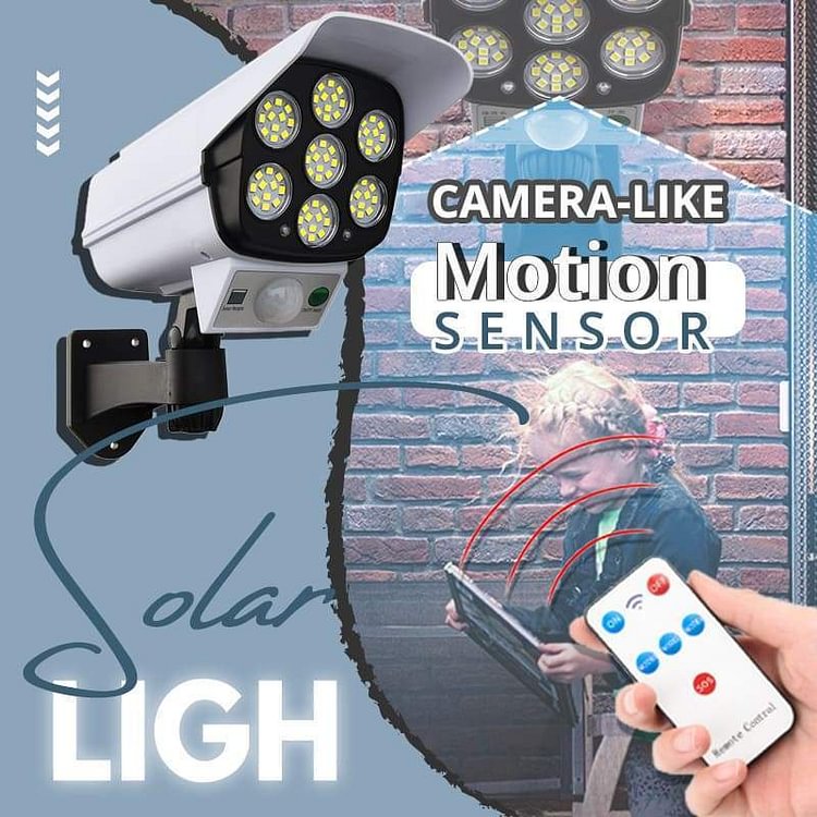 Camera-like Motion Sensor Solar Light