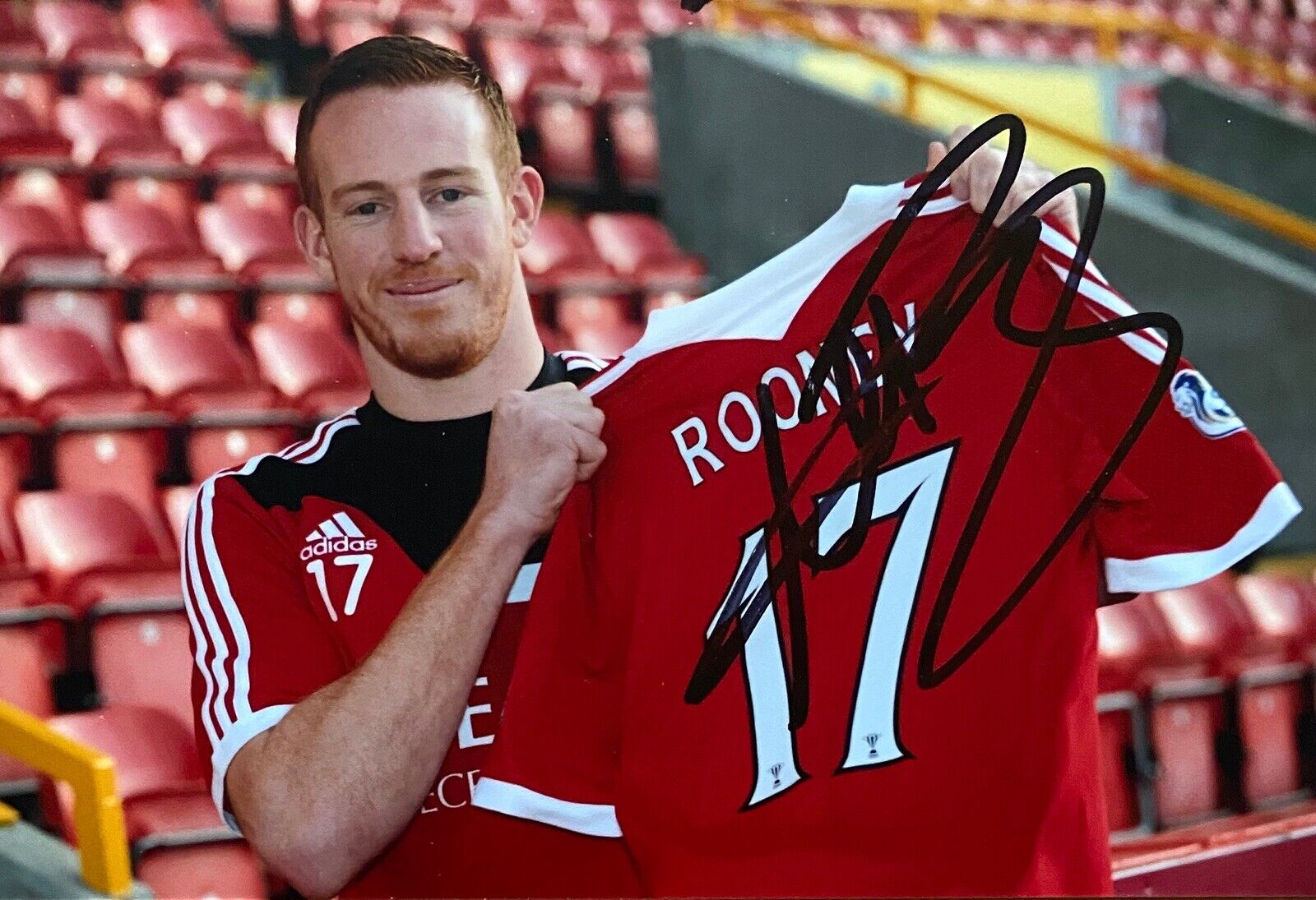 Adam Rooney Genuine Hand Signed 6X4 Photo Poster painting - Aberdeen 2