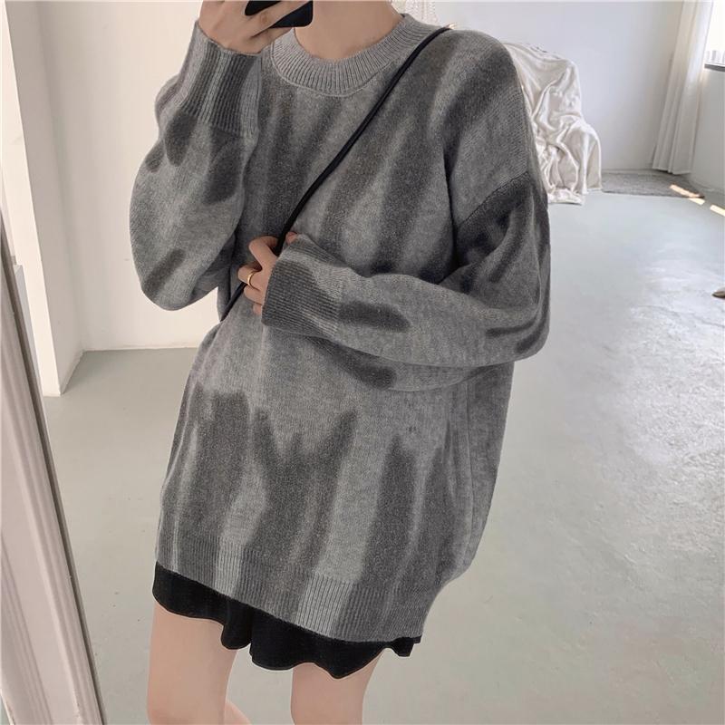 LAZY SPRAY DYE PULLOVER SWEATER