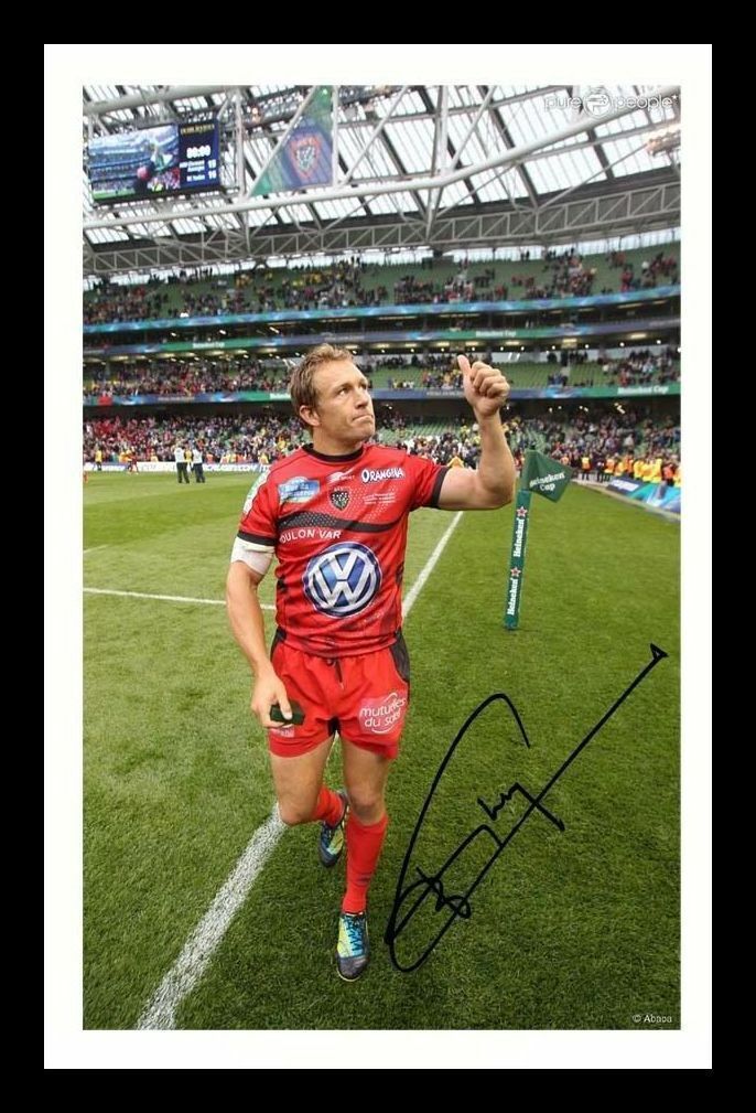 Jonny Wilkinson - Toulon Autograph Signed & Framed Photo Poster painting