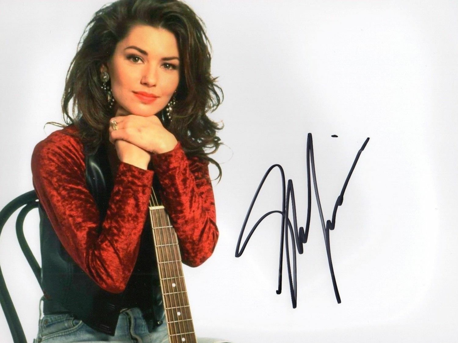 SHANIA TWAIN AUTOGRAPHED SIGNED A4 PP POSTER Photo Poster painting PRINT 21