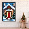 (40*60cm)Christmas House - Full Round Drill Diamond Painting