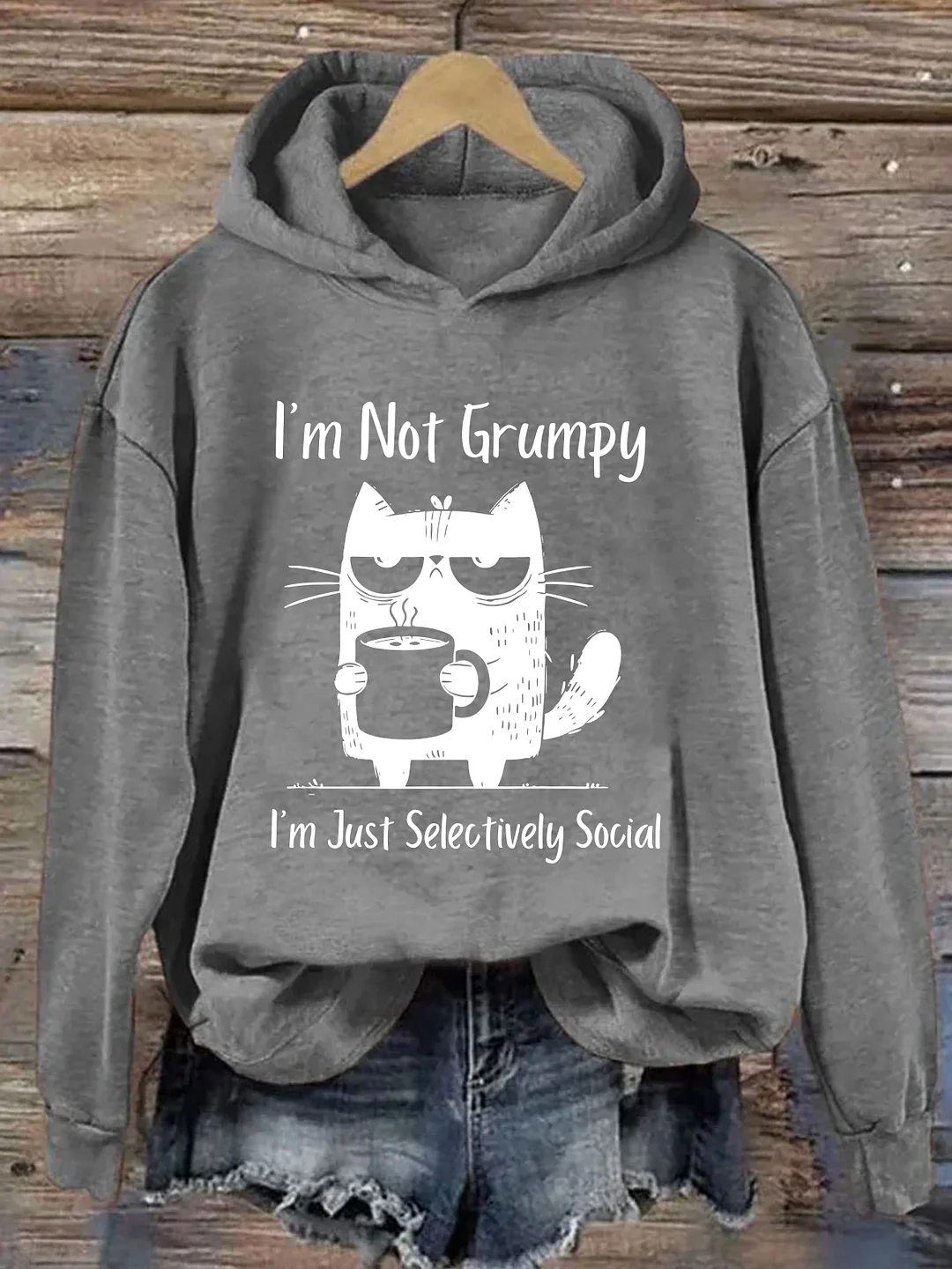 Funny Grumpy Cat Hoodie