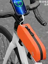 Bike Top Tube Bag Reflective Bike Front Frame Bag Cycling Pouch for Night Riding