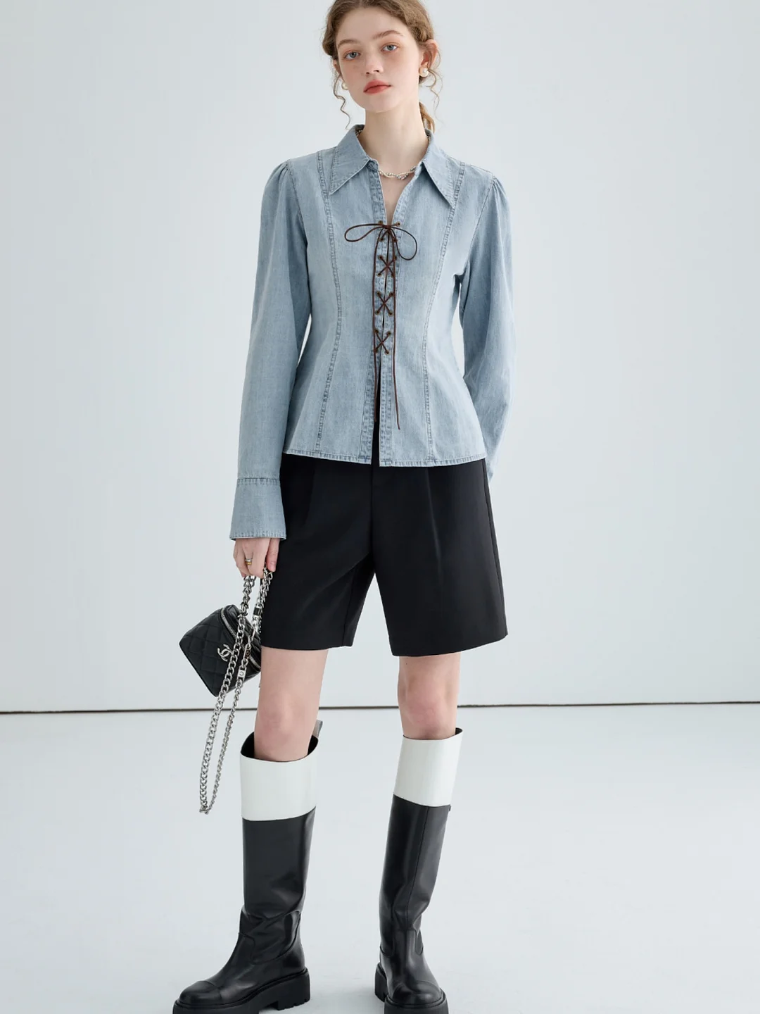 Women's New Style Bow Denim To | IFYHOME