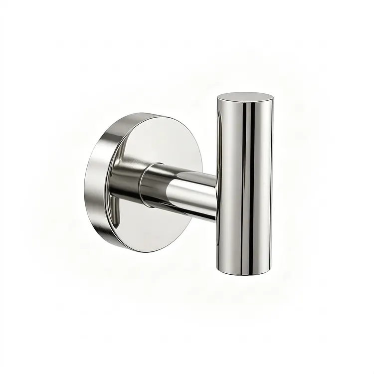 EVERSTEIN Modern Wall-Mounted Robe Hook Polished Chrome