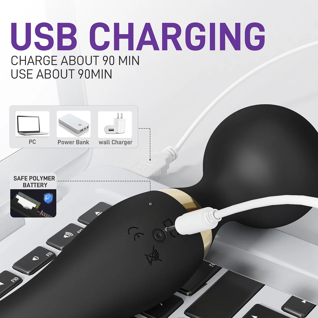 Duvera – Dual-ended Vibrator With Independent Head & Tail Vibration, For G-spot & Body Massage