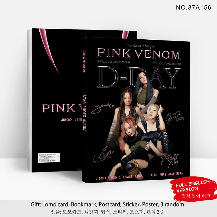 BLACKPINK Pink Venom Photo Album