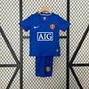 2008/2009 Retro Manchester United Away Football Shirt Kids Size 1:1 Thai Quality