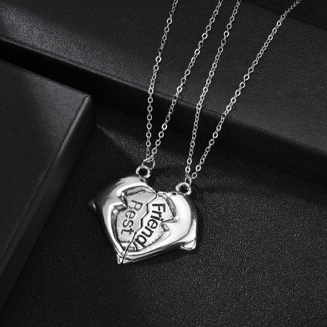 Buzzdaisy 2-4Pcs/set Best Friend Necklace