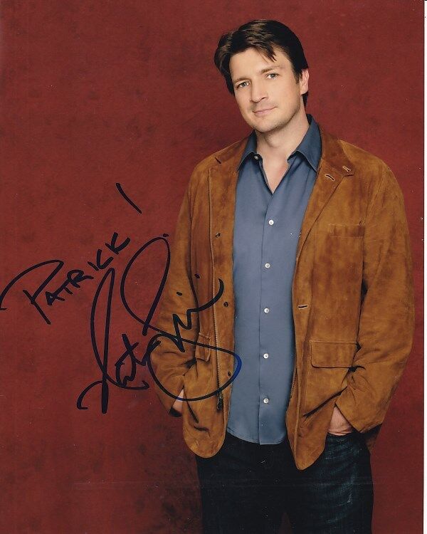 NATHAN FILLION Autographed Signed Photo Poster paintinggraph - To Patrick