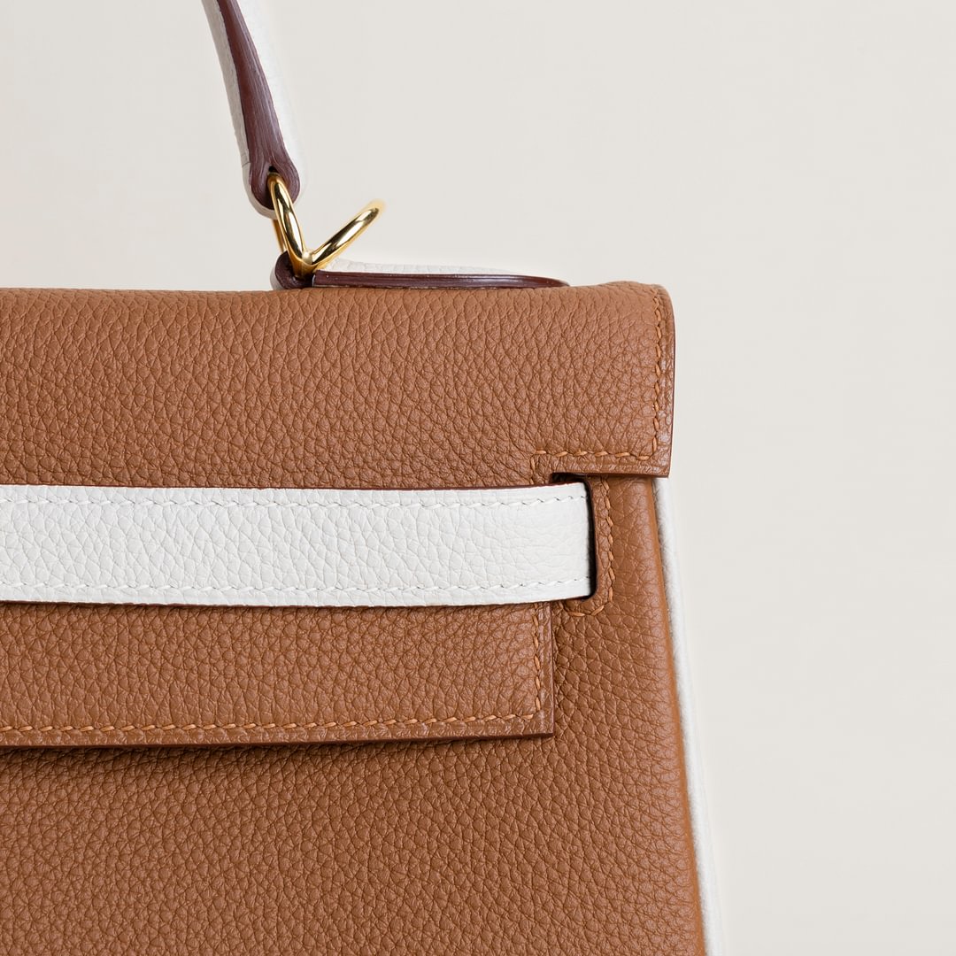 Kelly32 Togo CC37 Gold/10 Craie GHW