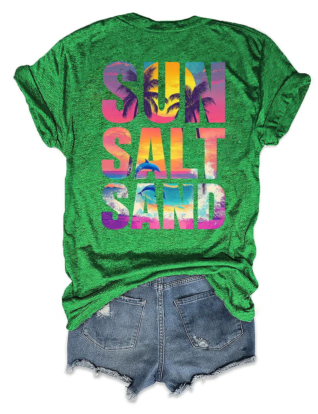 Retro Summer Sun Salt Sand T-shirt