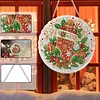 Christmas Stockings 2D Flat DIY Diamond Painting Pendant 9.84x9.84in