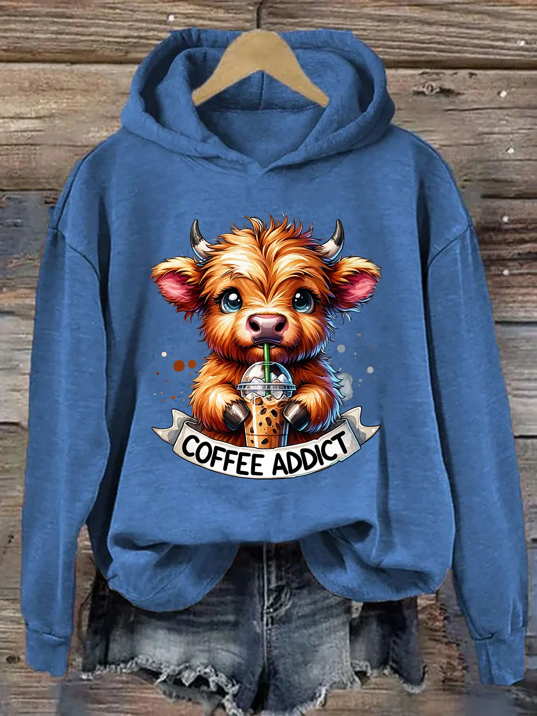 Cute Highland Cow Hoodie