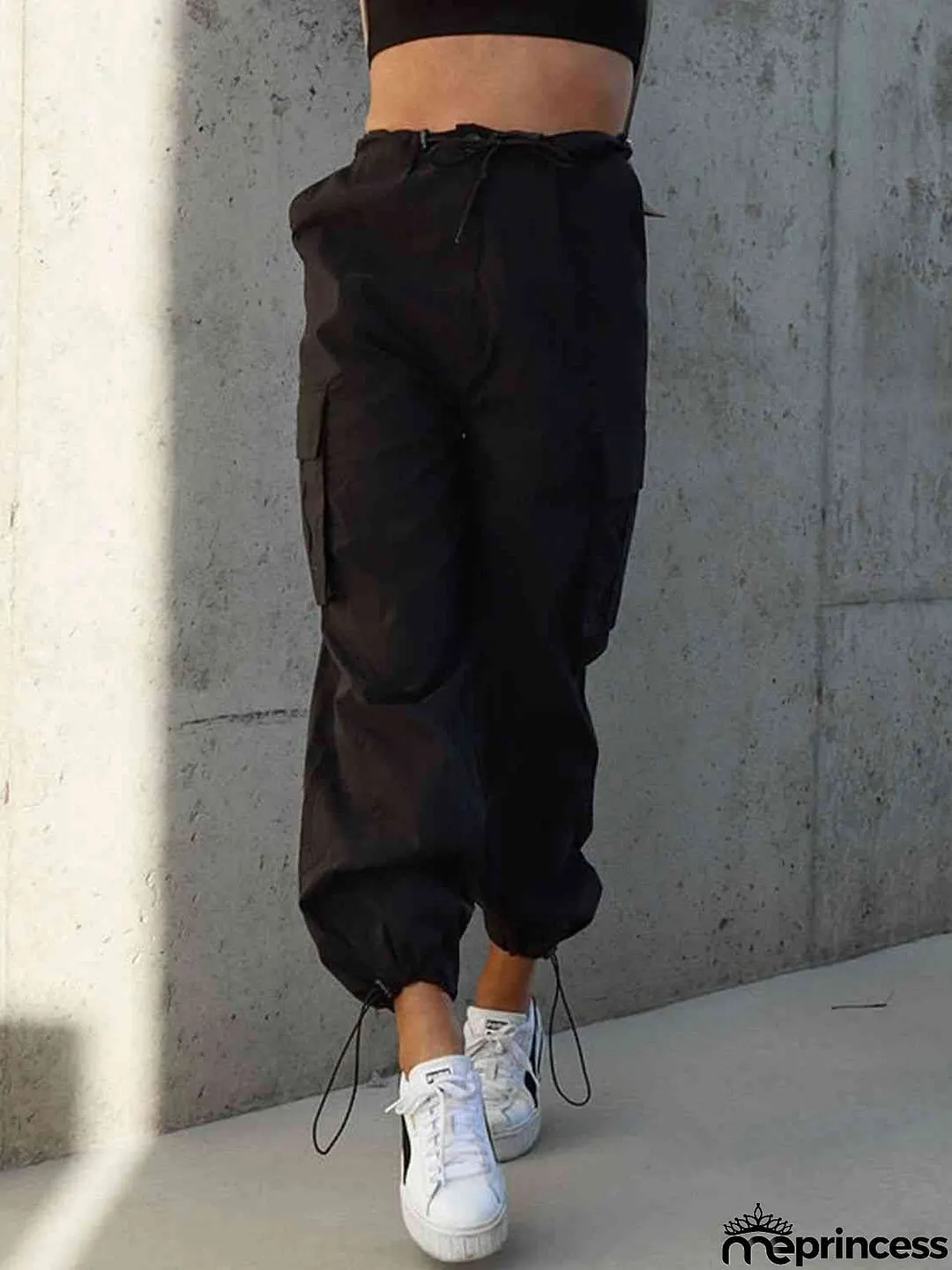 Drawstring Pants with Pockets