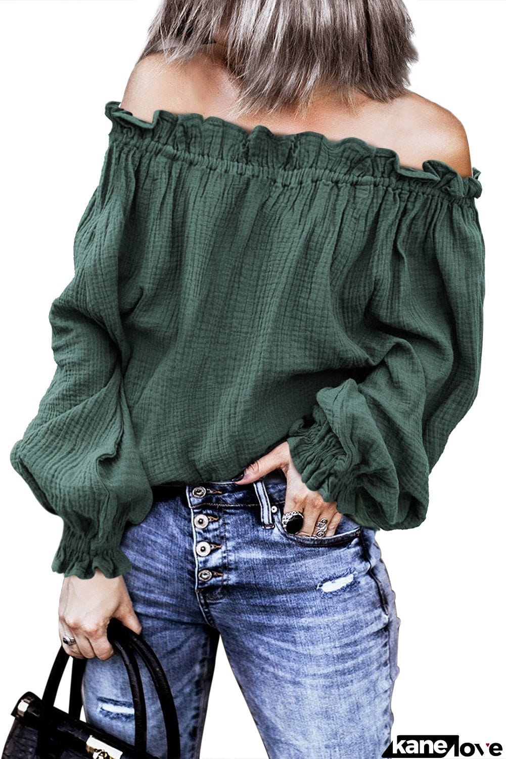 Off-the-shoulder Ruffle Top