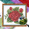 Rose - 9CT Partial Beaded Cross Stitch Kit(27x24cm)