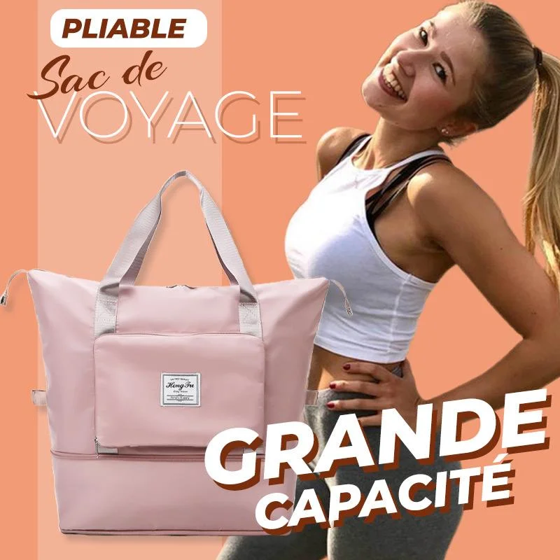 Sac de voyage pliable de grande capacité