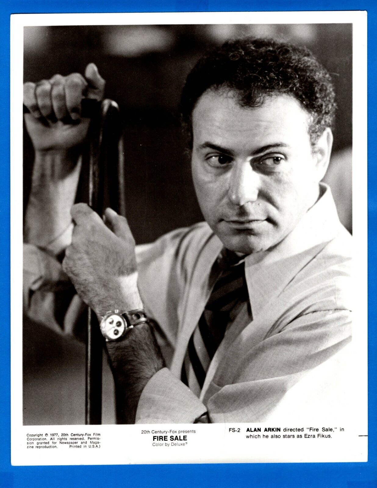 ALAN ARKIN Actor Vintage 8x10 Promo Press News Photo Poster painting 1977 FIRE SALE