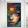 (40*70cm)Girl - Full Round Drill Diamond Painting