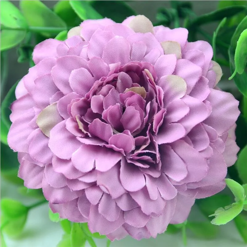 20pcs/lot 7cm  Artificial Silk Dahlia Daisy Chrysanthemum Flower Heads For Home Wedding Decoration Handmade DIY Fake Flowers