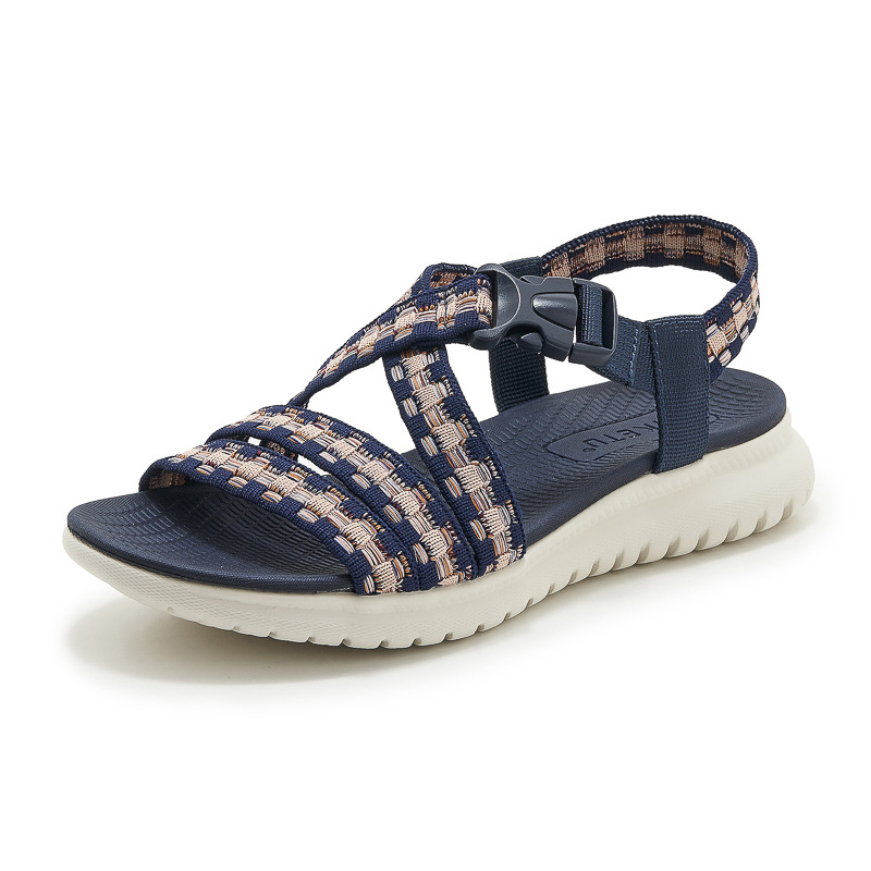 Arkget Shoes | Women's Ethnic Breathable Flyknit Weave Lightweight Sporty Sandals