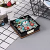 Diamond Painting Snowman Leather Notecard Box Gem Art Sticky Note Holder