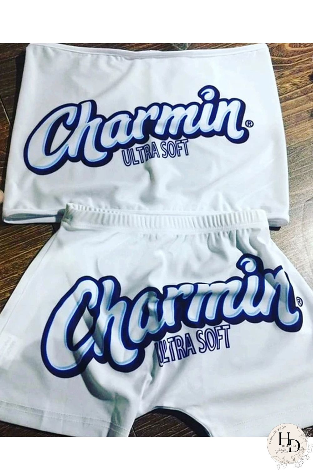 Orange Polyester Sexy Plaid Letter Print Character Straight Two Pieces