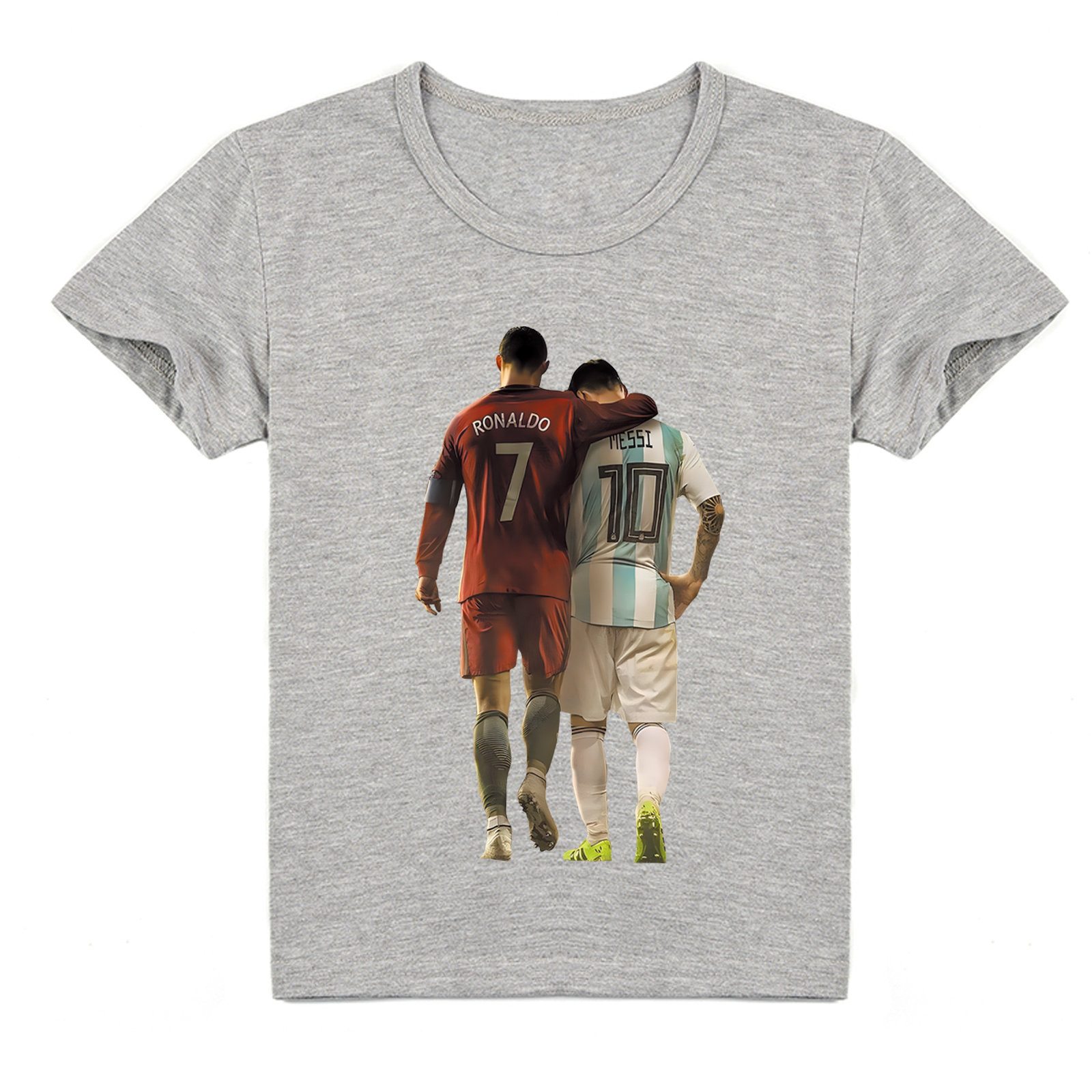 Mayoulove Kids' Cristiano Ronaldo Short Sleeve T-Shirt - Perfect for Boys  Girls, Soccer Fan Apparel-Mayoulove