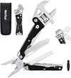 W4 Adjustable Ratchet Multi Tool, 11-in-1 Folding EDC Tool