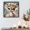 >SALE<5D DIY Partial Special Shaped Drill Diamond Painting Sika Deer Decoration40x40cm