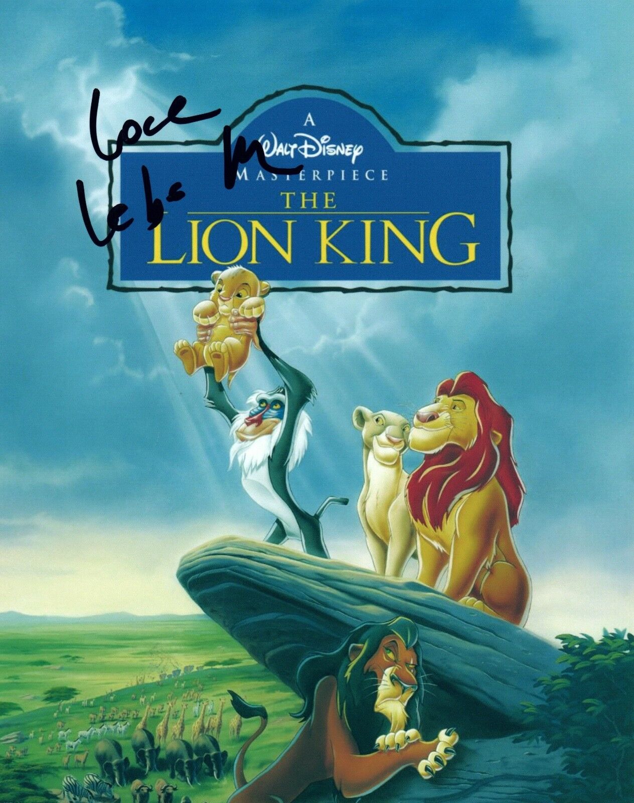 Lebo M. Morake Signed Autograph THE LION KING 8x10 Photo Poster painting Composer COA