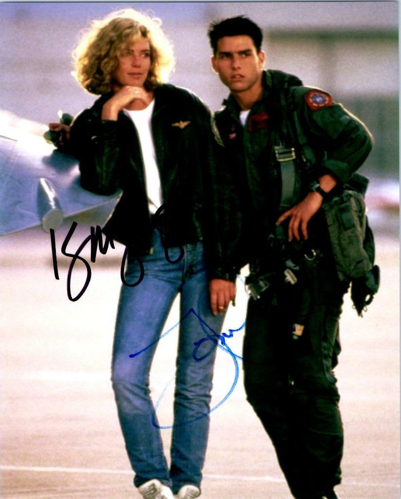 Tom Cruise Kelly McGillis autographed 8x10 signed Photo Poster painting Picture Pic and COA