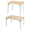 [US Local Warehouse] Adjustable Height Portable Camping Table with Carry Bag for Hiking Beach Fishing