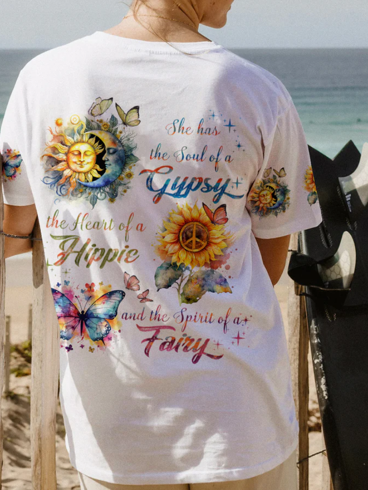 Spirit Of A Fairy All Over Print T-Shirt
