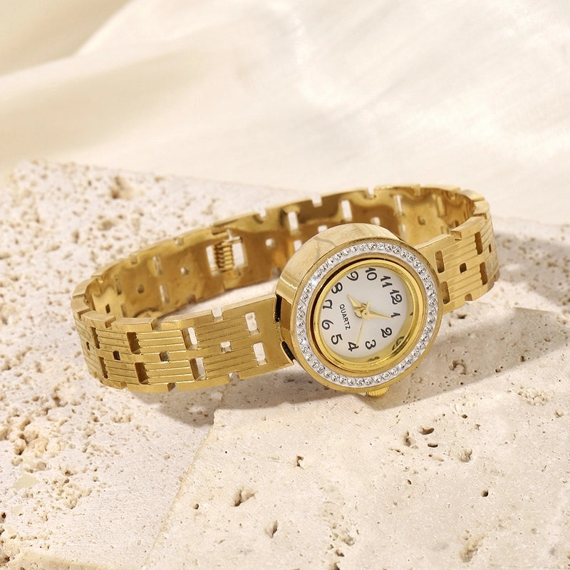 Elegant Solid Color Quartz Women’s Watches