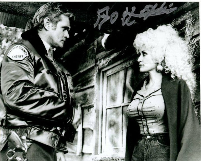 Bo hopkins signed 8x10 a smoky mountain christmas w dolly parton 8x10 Photo Poster painting