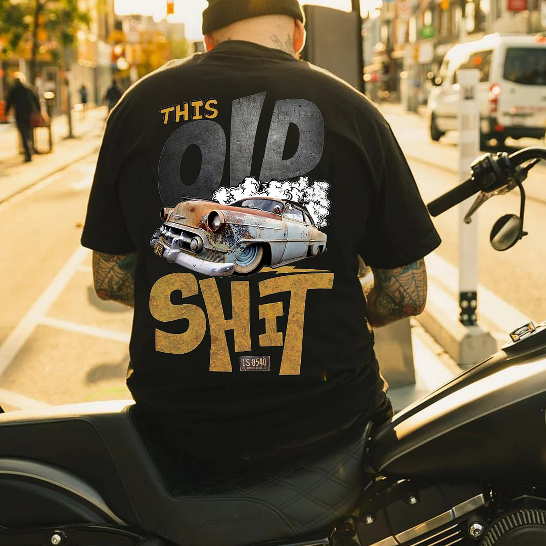 THIS OLD SHIT Classic Car Print Men's T-shirt