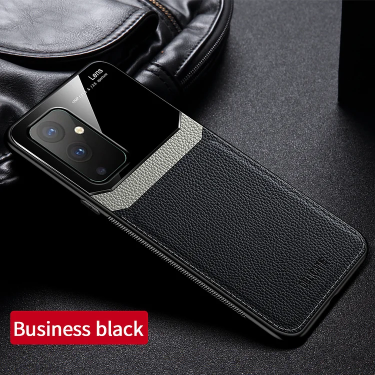 Leather texture shock resistant and soft silicone phone case suitable for Oneplus