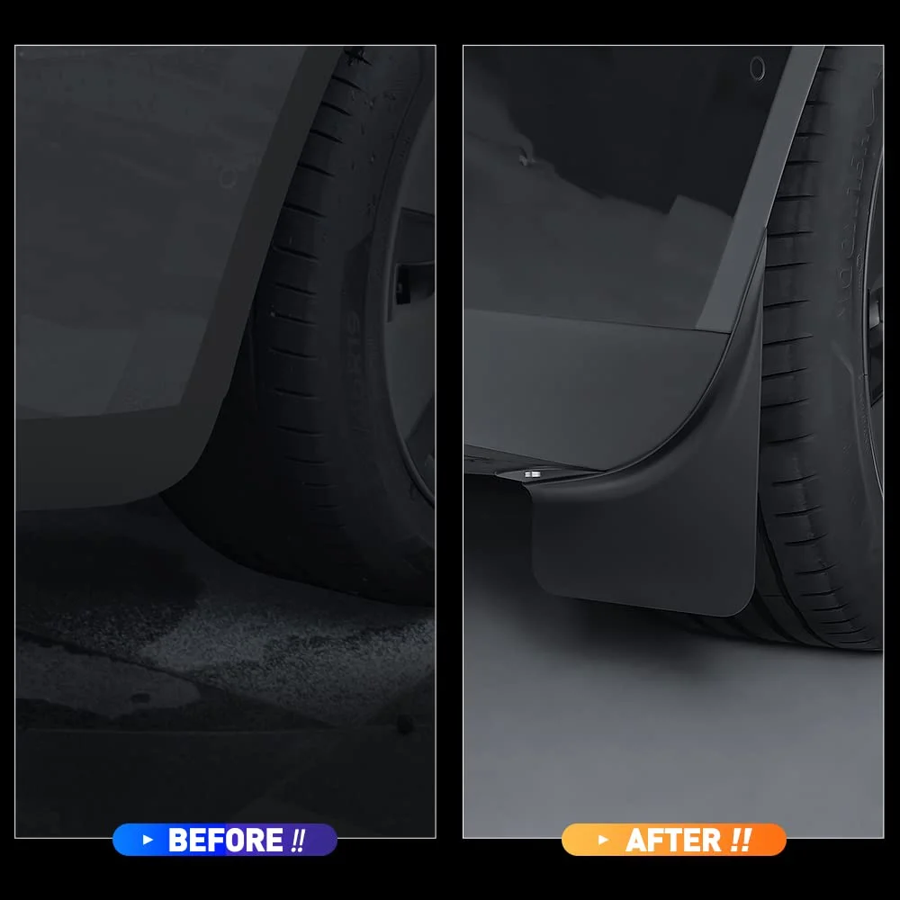 YONZEE Tesla Set of 4 Mud Flaps For Tesla Model Y