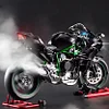 Spray Dynamic 1:6 Large h2r Motorcycle Model Alloy Simulation Motorcycle Model Hand-made Ornaments