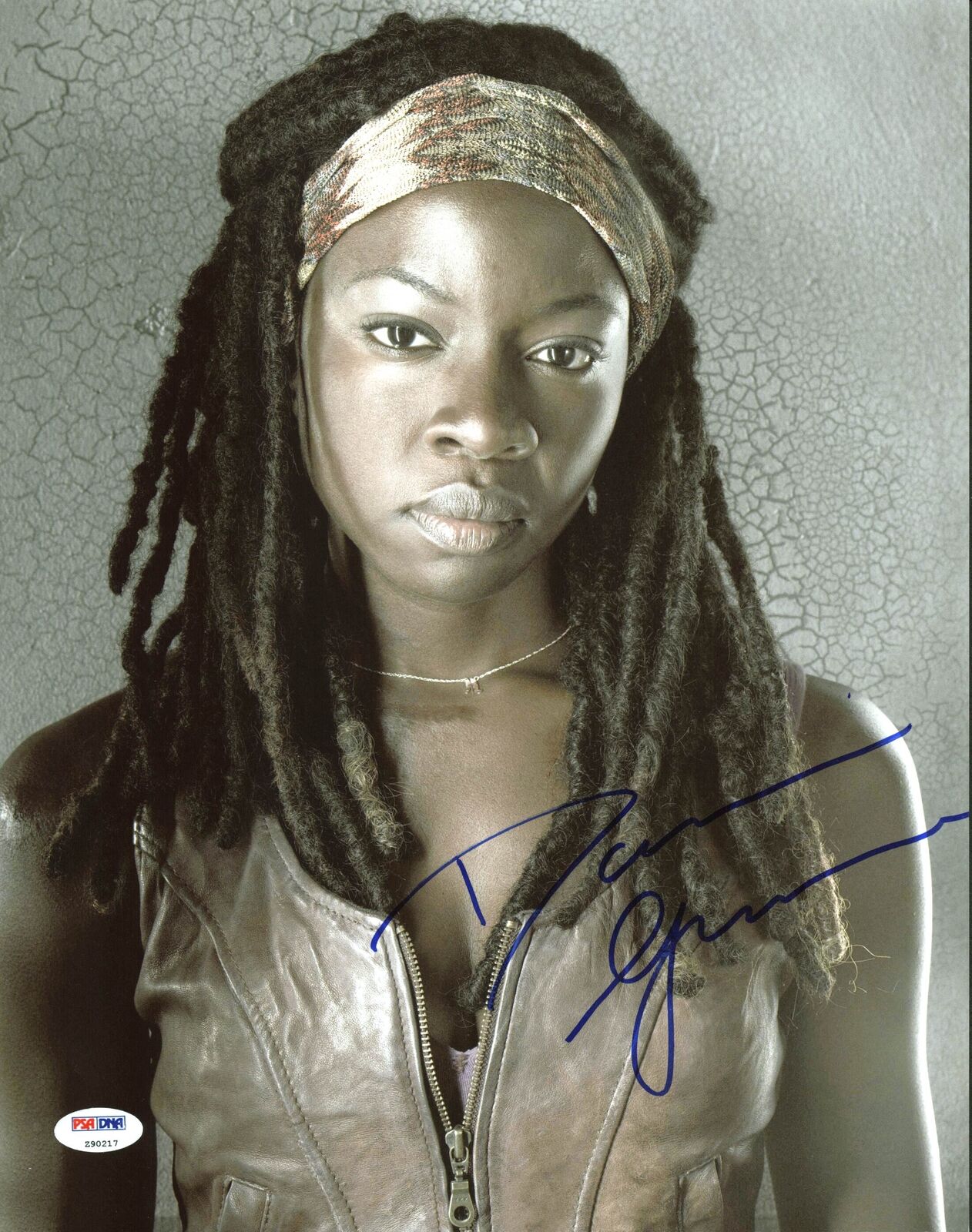 Danai Gurira The Walking Dead Authentic Signed 11X14 Photo Poster painting PSA/DNA #Z90217