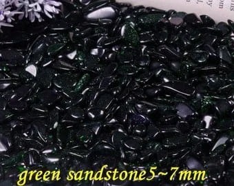 pornhint Pornhint Wholesale natural green sandstone-glossy stone-crystal chips-gravels-jewelry making-necklace-polished-undrilled beads